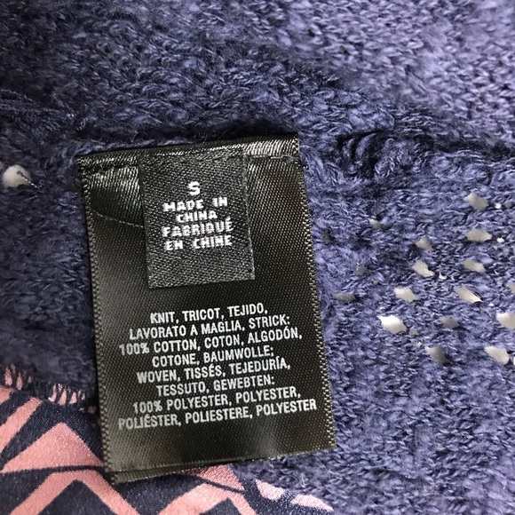 Knitted & knotted Anthropologie sweater open front - Picture 6 of 7